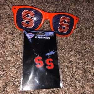 Syracuse earrings and glasses set